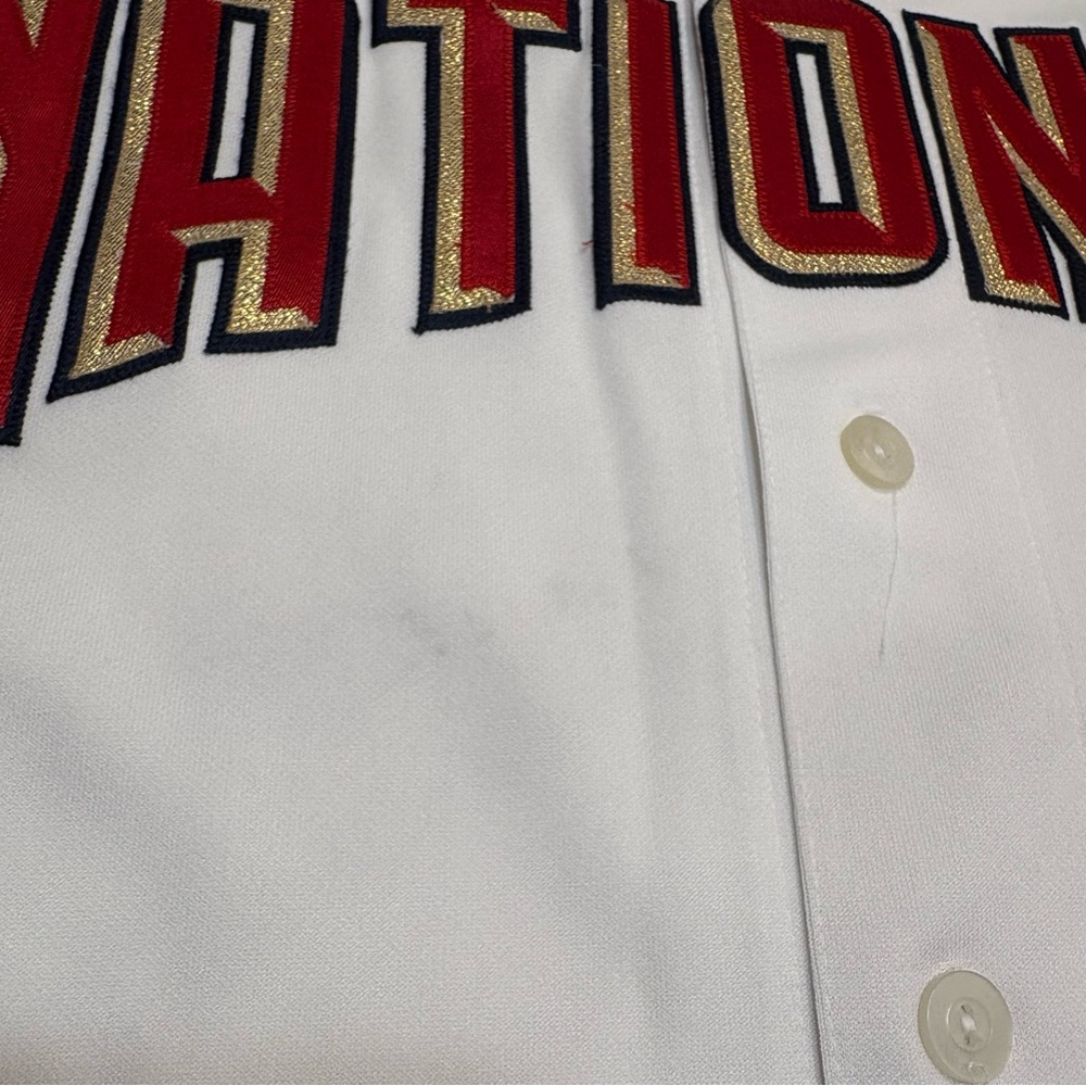 Majestic Washington Nationals White Jersey Men’s 2X - Picture 4 of 10